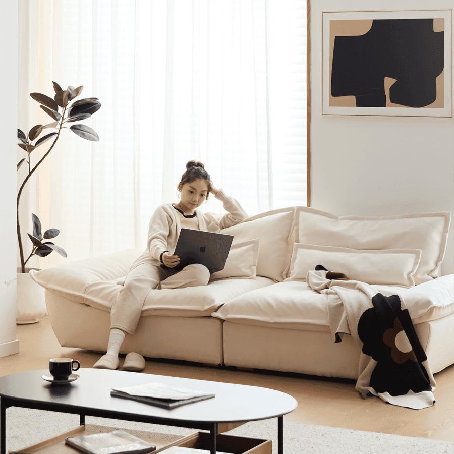 首都圏送無料〜ケユカフェザークッション 収納空間付き 20万 天然木 ソファ 首都圏送無料〜ケユカフェザークッション 収納空間付き 20万 天然木 ソファ