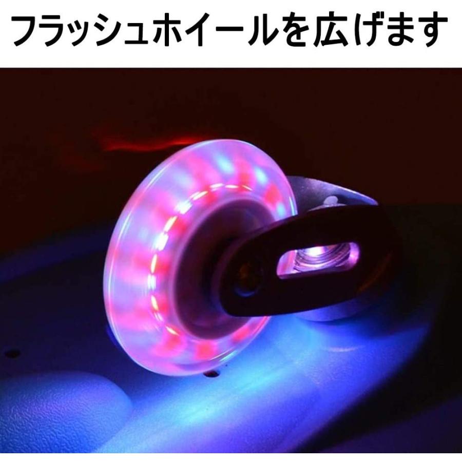 スケートボード エスボード スケボー 光るタイヤ仕様 初心者向け 2輪