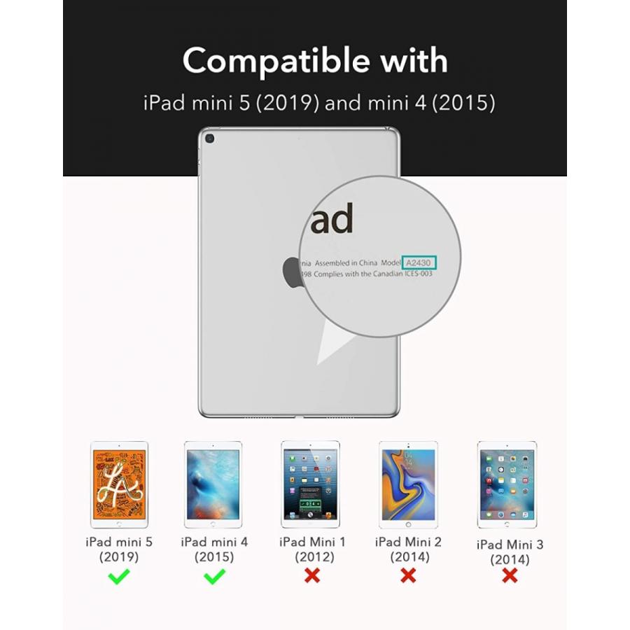iPad mini ESR Mini5 Mini4 ガラスフィルム 高度透明 3倍強化