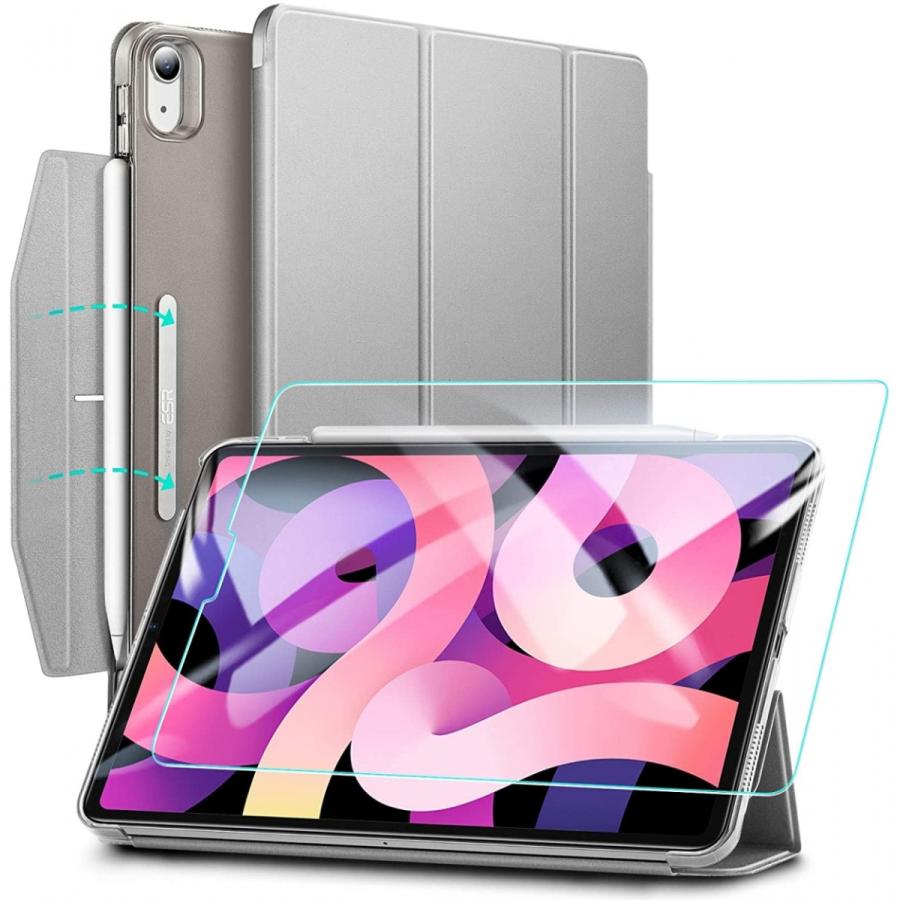 売り尽セール ESR iPadAir5 iPad Air4 ケース 2020 iPad 10.9インチ 半透明 PCカバー オートスリープ機能付き  ワイヤレス充電対応 三つ折スマートケース｜caihong｜03