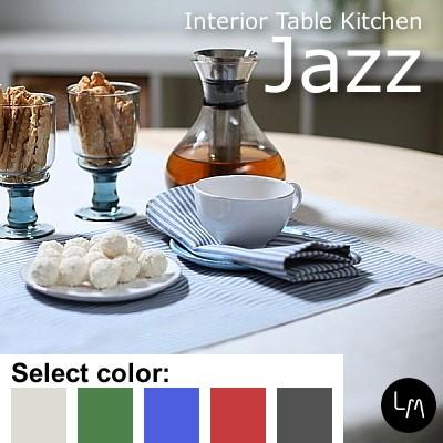 リネンミー テーブルクロス jazz ジャズ ブルー ランチョンマット