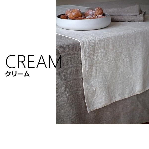 テーブルランナー LinenMe / リネンミー リネン ララ 50 x 140cm プレ