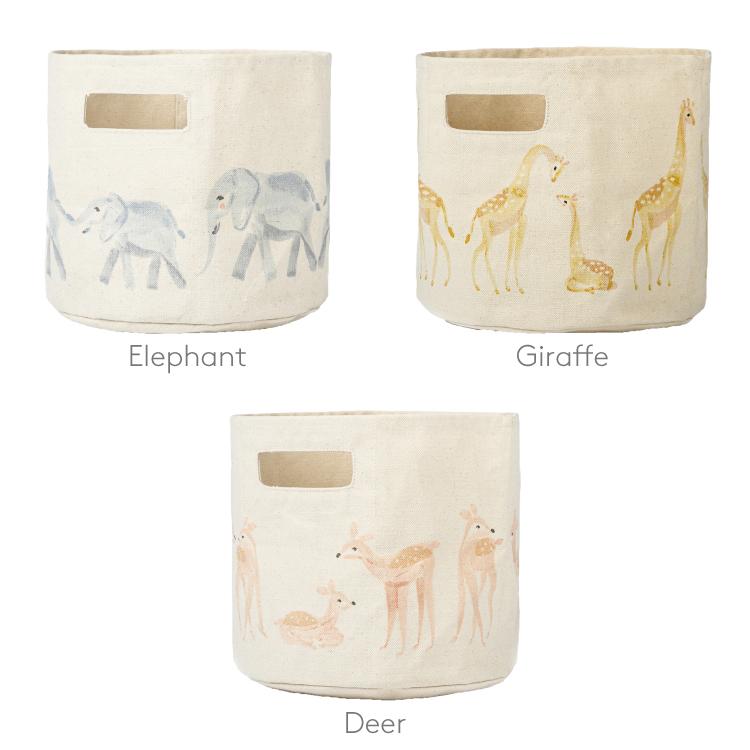 Pehr ペア 日本総代理店 収納ボックス 布 Salenew大人気 おむつ おもちゃ 収納 ボックス Mサイズ お片付け 直径 23cm 折りたたみ おむつポーチ Pints 北欧風 おしゃれ