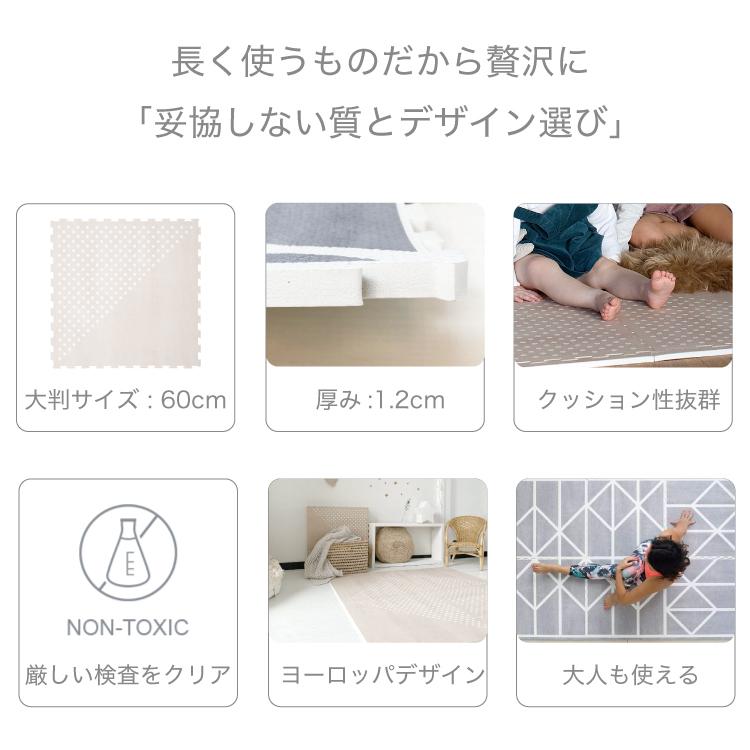 ジョイントマット 大判 厚手 60cm プレイマット おしゃれ 北欧 フロアマット 赤ちゃん ベビー 床 マット クッション Toddlekind トドルカインド Ca Earthmat キッズ ベビー カイズ 通販 Yahoo ショッピング