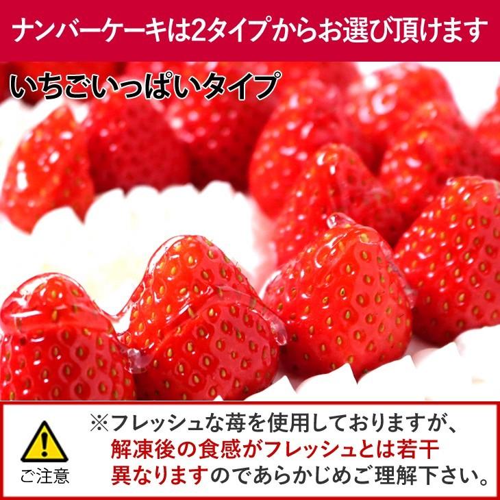 誕生日ケーキに大人気　『ナンバーケーキ』8号　フルーツいっぱいといちごいっぱいの2タイプ　記念の数字を形にしました。｜cake-tairiku｜04