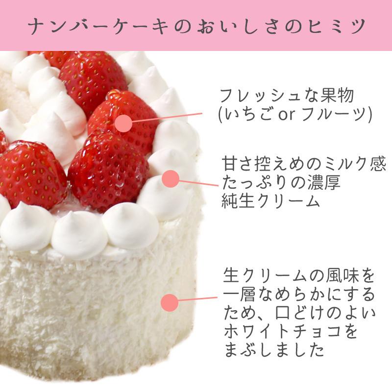 ナンバーケーキ V＋数字2ケタ (7号サイズ）フルーツいっぱい/いちごいっぱい/生チョコの3タイプ｜cake-tairiku｜06
