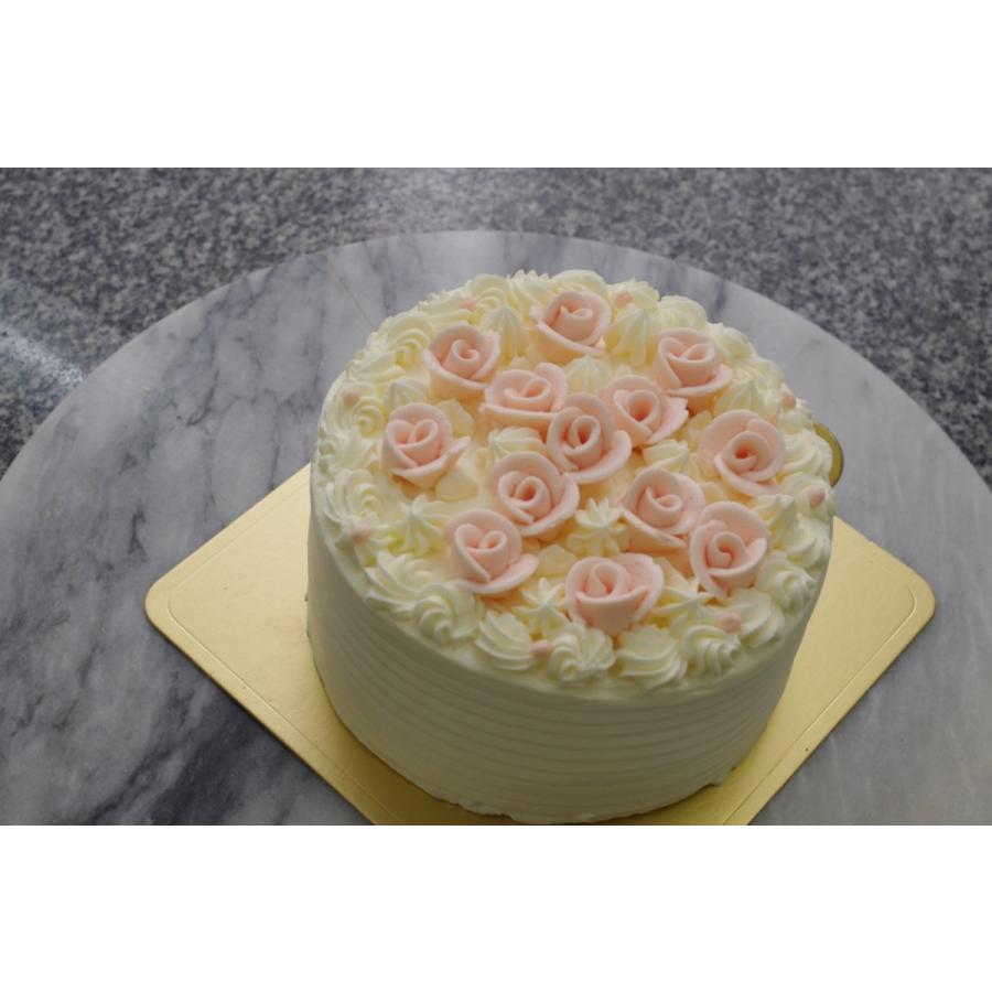 昔ながらのバタークリームのデコレーションケーキ4号 直径12cm Mini004 ケーキ工房 山崎屋 通販 Yahoo ショッピング