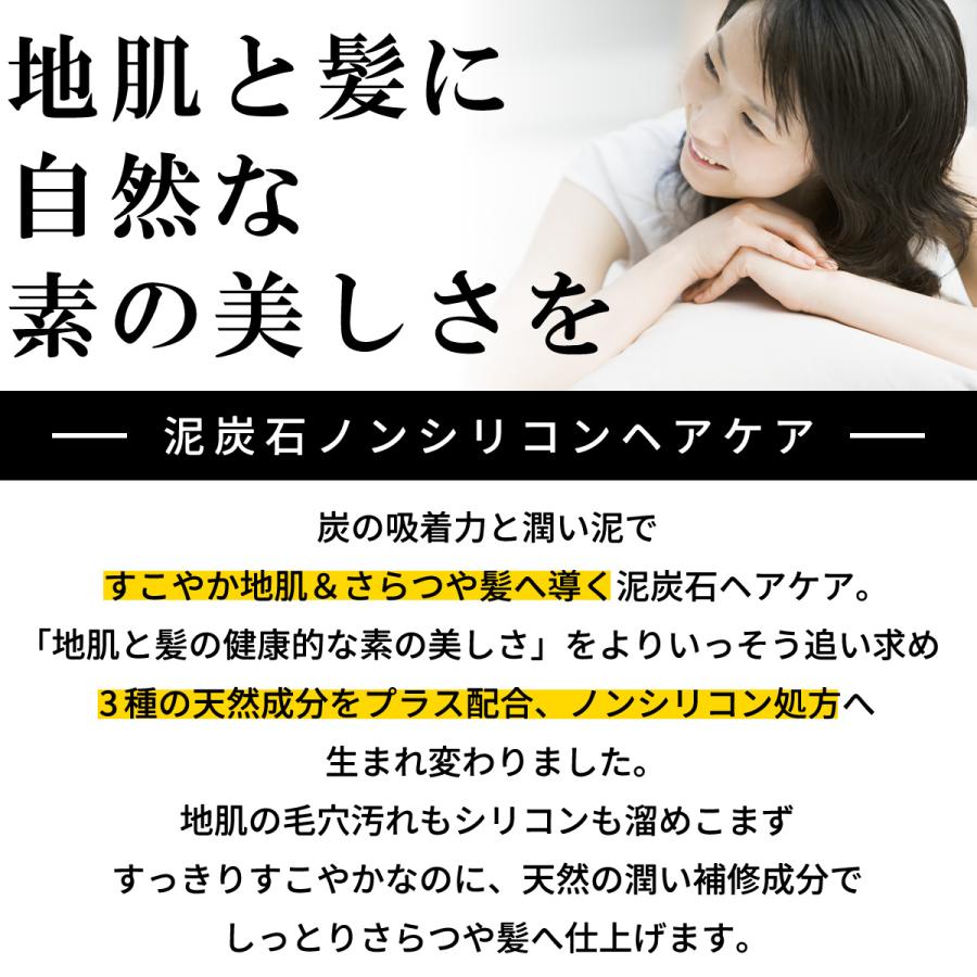 泥炭石（でいたんせき） 地肌ケアシャンプー 500ml ノンシリコン 地肌＆髪いたわる3種の天然成分（日高海藻・五島椿油・大豆たんぱく）配合 ペリカン石鹸 |  | 02