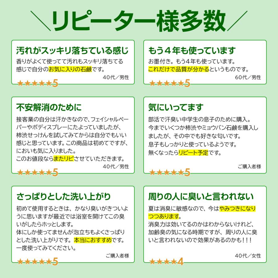 【正規販売店】薬用アロマティックソープ 柿渋石けん ポイント消化 |  | 08