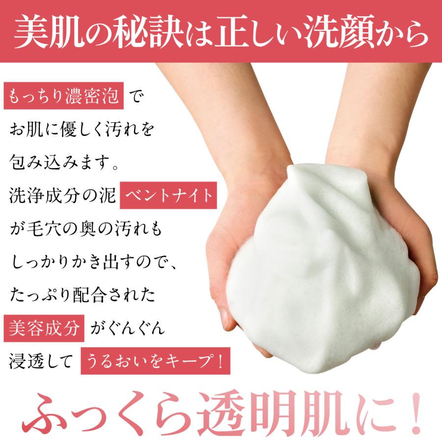 花しずく洗顔フォーム120g ローズ水・カニナバラ果実エキス配合 無着色