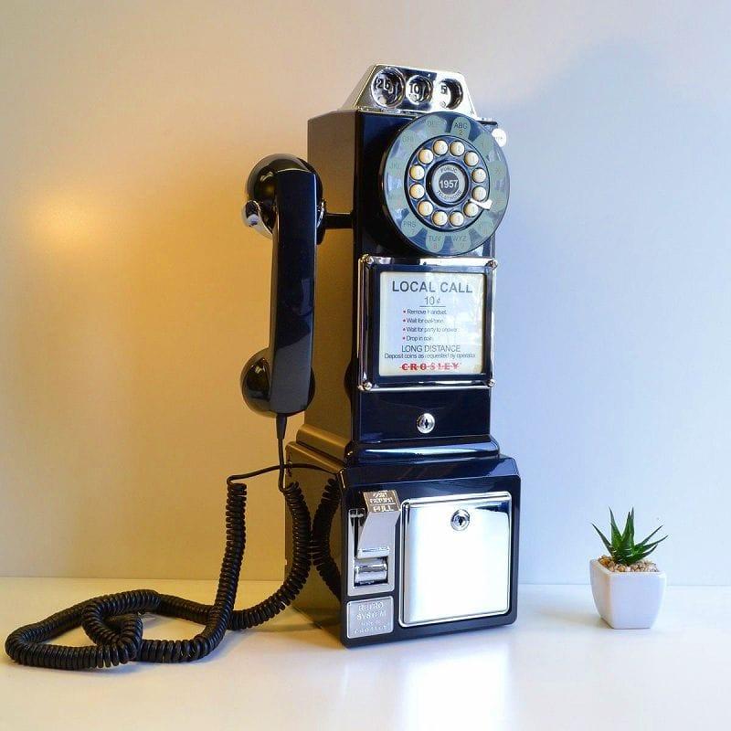 アメリカ クロスリー1950年代 レトロ壁掛け電話 公衆電話 アメリカ クロスリー1950年代 レトロ壁掛け電話 公衆電話