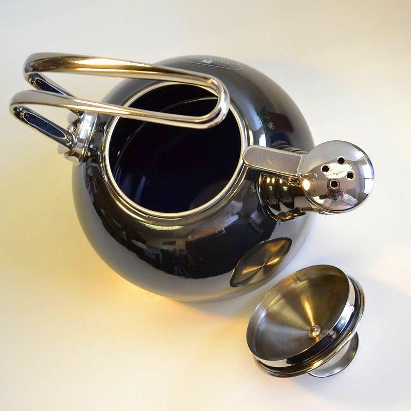 笛吹きケトル やかん 1.7L IH対応 クラシック ブラック ドイツ製の