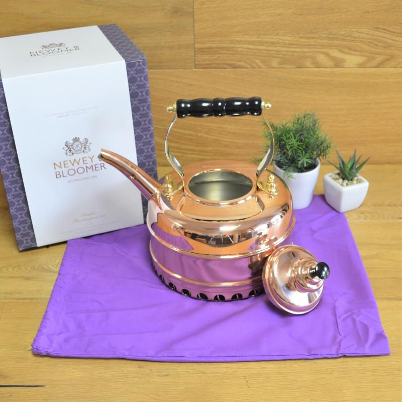 新品未使用！SIMPLEX 　シンプレックス　銅製　ケトル　やかん 収納袋付き 銅製ケトル やかん シンプレックス バッキンガム No.1 ハンドメイド