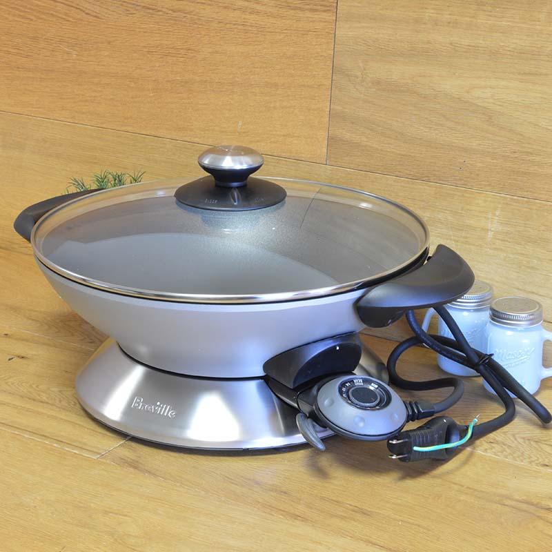 電気 中華鍋 ブレビル グリル鍋 Breville BEW600XL Hot Wok 家電 2003018カリフォルニアキッチンマーケット