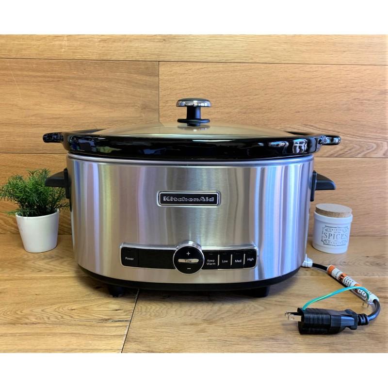 キッチンエイド スロークッカー KitchenAid KSC6223SS Stainless Steel 6 QT. Slow Cooker
