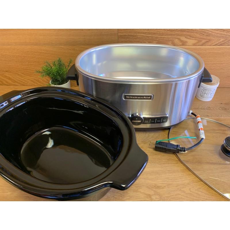 キッチンエイド スロークッカー KitchenAid KSC6223SS Stainless Steel 6 QT. Slow Cooker