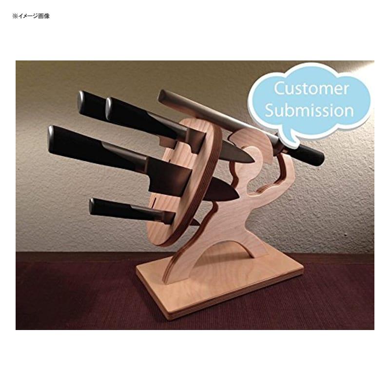 ナイフセット スパルタン 木製 プレミアム バーチ アメリカ製 ハンドメイド 包丁セット Spartan Knife Block Handmade Pの画像