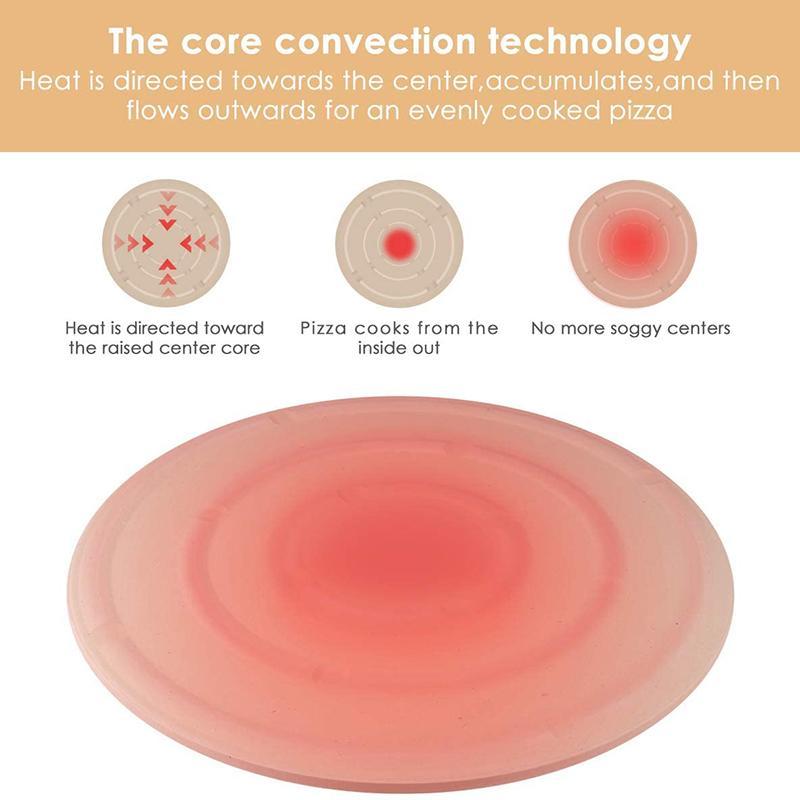 ピザストーン 直径38cm ブレッド ビスケット Pizza Stone, 15\" Round Engineered Tuff Cordierite"_3