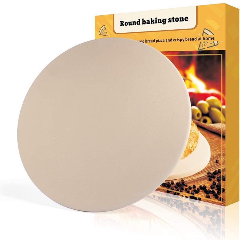 ピザストーン 直径38cm ブレッド ビスケット Pizza Stone, 15\" Round Engineered Tuff Cordierite"_6