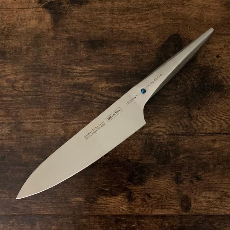 ポルシェデザイン 包丁 牛刀 中 クロマ ターボ 刃渡187mm シェフナイフ