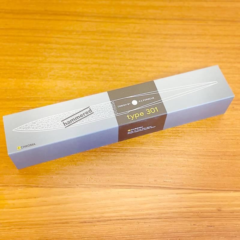 ポルシェデザイン 包丁 ハンマー 果物ナイフ クロマ Type 301 槌目模様
