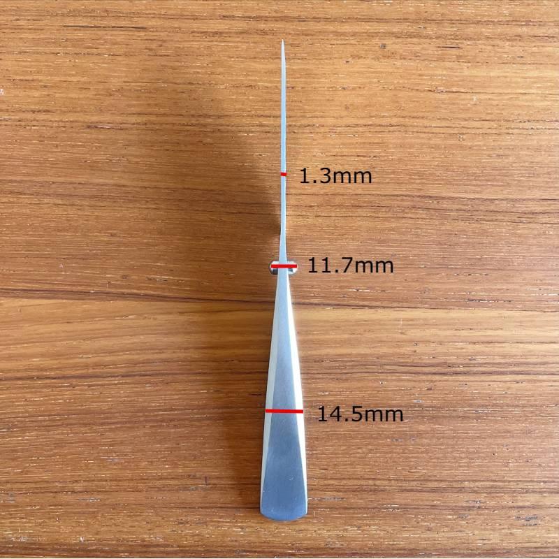ポルシェデザイン 包丁 ハンマー 果物ナイフ クロマ Type 301 槌目模様
