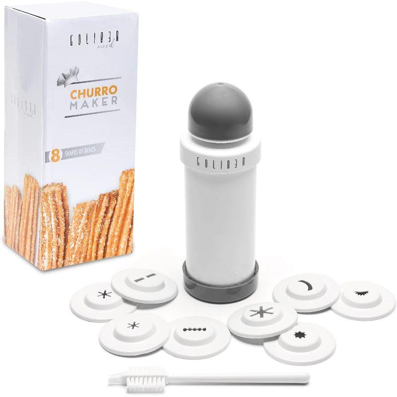 チュロス 絞り メーカー 形 8種 Goliber Churro Maker Machine チュロス 絞り メーカー 形 8種 Goliber Churro Maker Machine