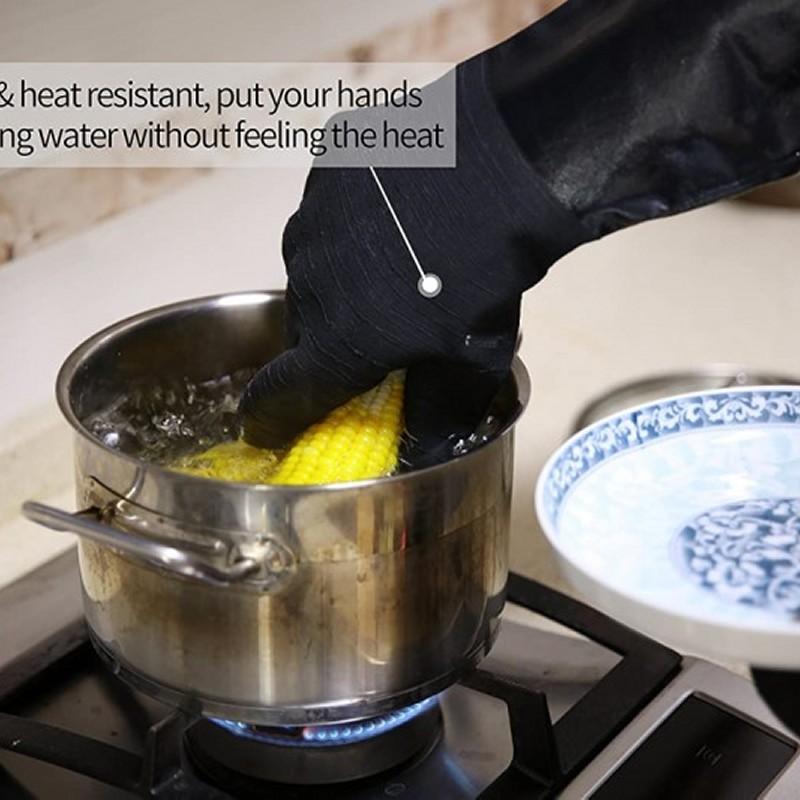 グローブ バーベキュー 耐熱 燻製 防水 キャンプ 手袋 ラピカ RAPICCA BBQ Gloves 14IN Heat Resistant Wat_5