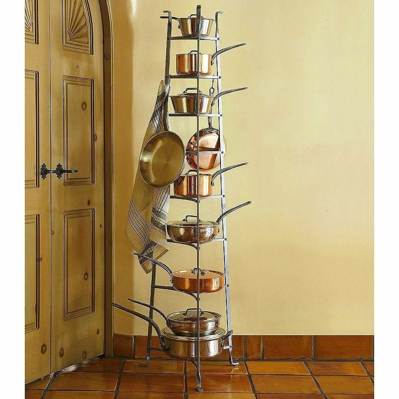 組立要】クックウェアスタンド 鍋置き棚 8段 Enclume CWS8 8-Tier