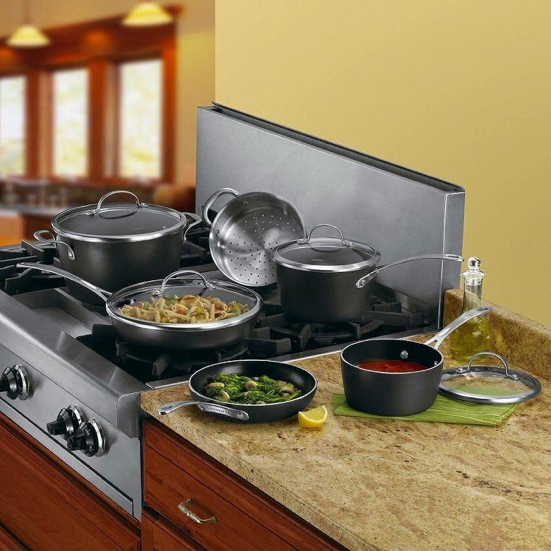 クイジナート フライパン 鍋 10点セット PTFEフリー PFOAフリー Cuisinart GW10 Greenware Eco