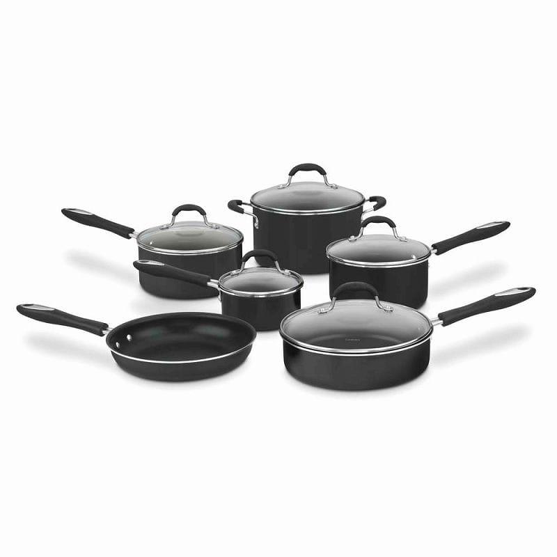クイジナート フライパン 鍋 11点セット 黒 Cuisinart 55-11 Advantage 