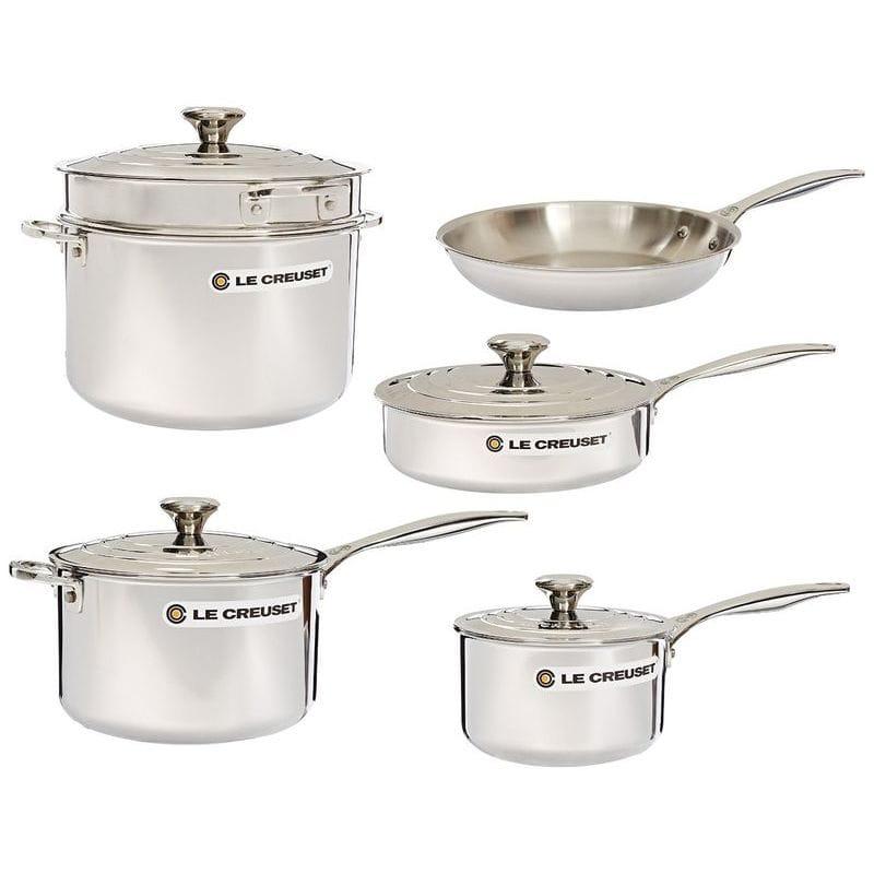 ル クルーゼ クックウェアー10点セット ステンレススチール ルクルーゼ Le Creuset 10 Piece Tri Ply Stainless カリフォルニアキッチンマーケット 通販 Yahoo ショッピング