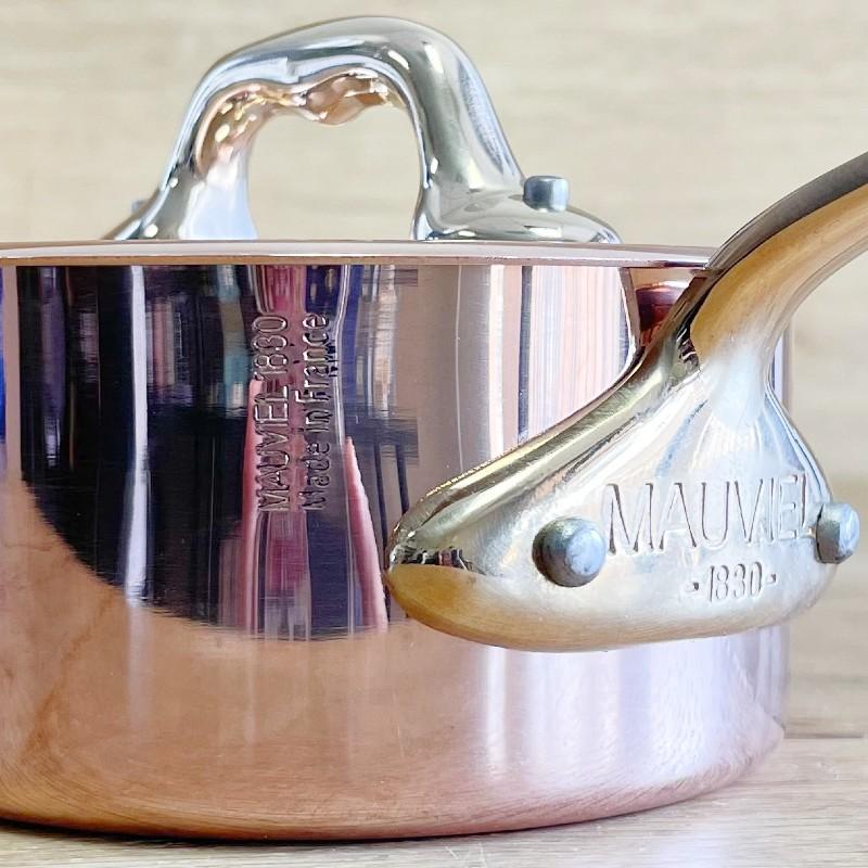 ムヴィエール モービル バターウォーマー 片手鍋 フタ付 300ml 銅 2.0