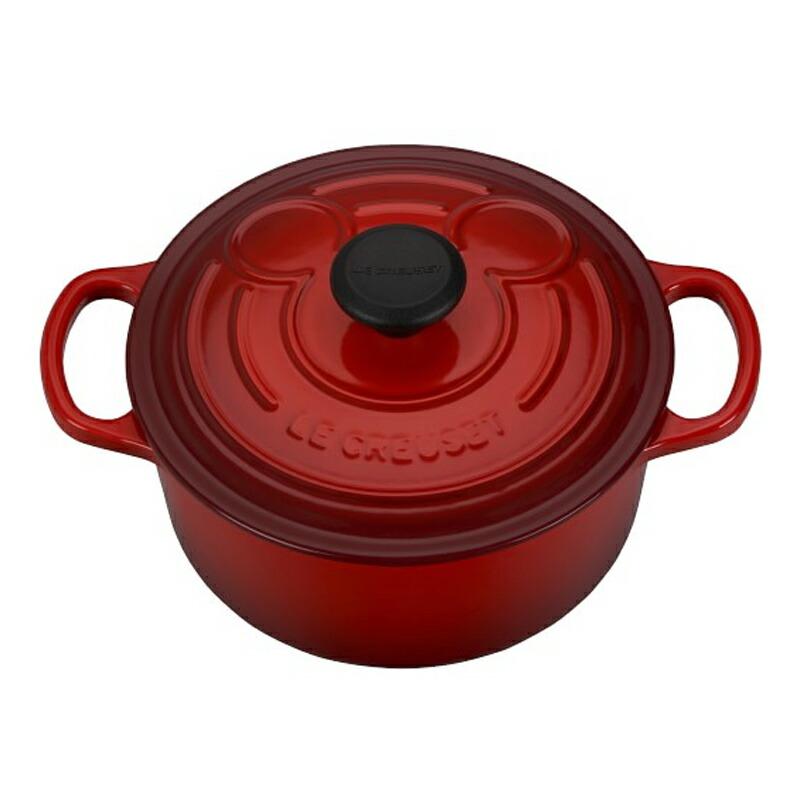 ル・クルーゼ ディズニー ミッキー 両手鍋 ラウンドオーブン ルクルゼ ウイリアムズ・ソノマ WilliamsSonoma Le