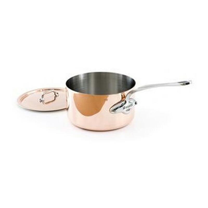 ムヴィエール モービル ソースパン 片手鍋 フタ付 20cm 3.3L 銅 1.5mm  