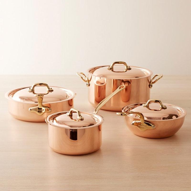 キッチン・食器 Mauviel ムヴィエール 銅製 片手鍋 18cm IH