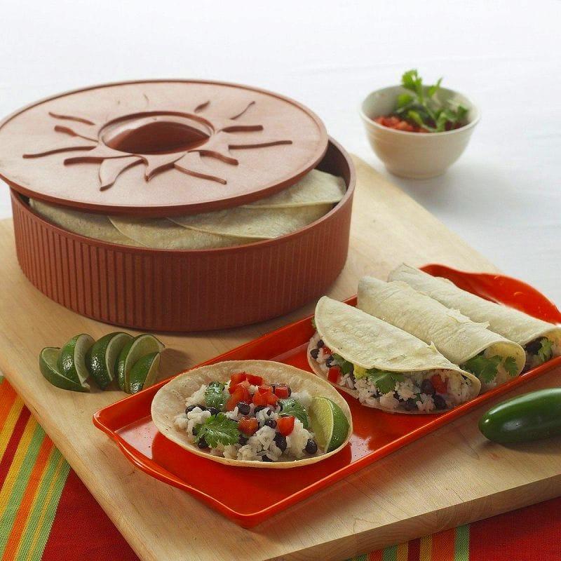 本格メキシカン トルティーヤ ウォーマー ケース ノルディック 直径25cm Nordic Ware Tortilla Warmer
