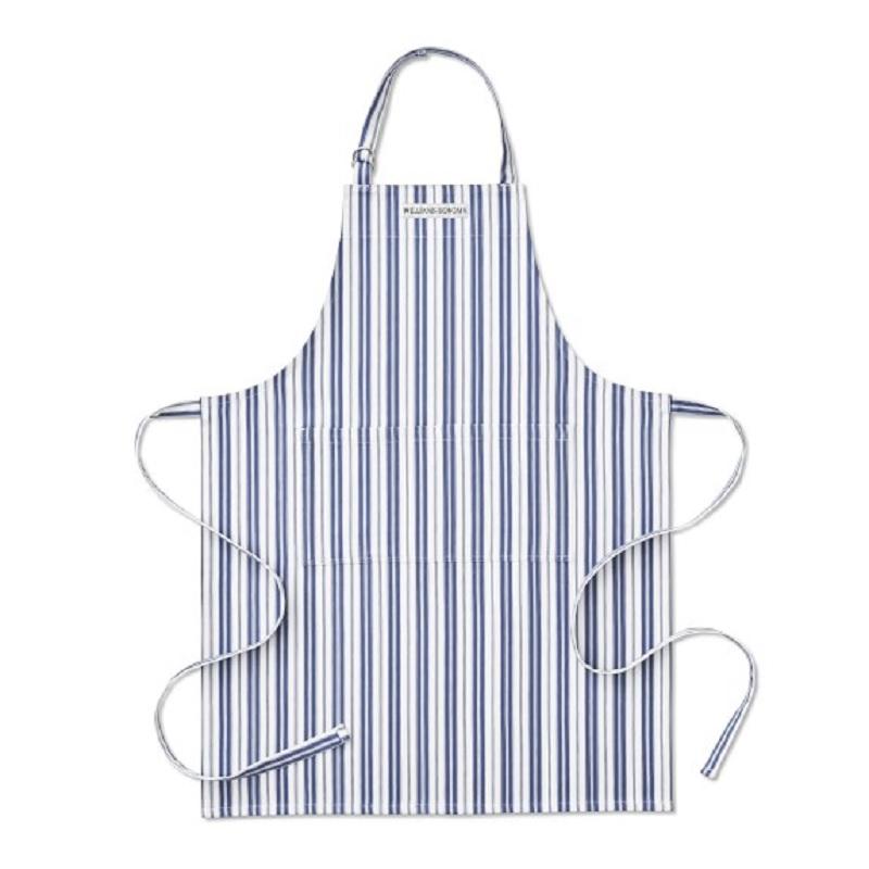 ウイリアムズ・ソノマ エプロン クラシックストライプ ローマ字名入れ可 (別途料金) W69×L91cm Williams Sonoma Classiの画像
