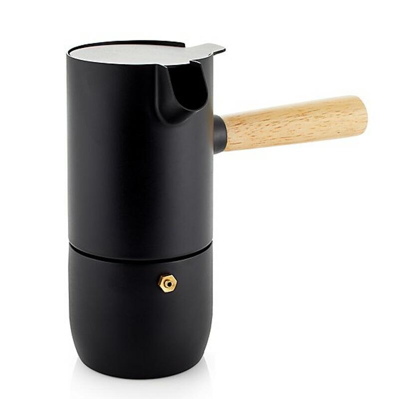 エスプレッソメーカー 230ml ステンレス マットブラック ステルトン