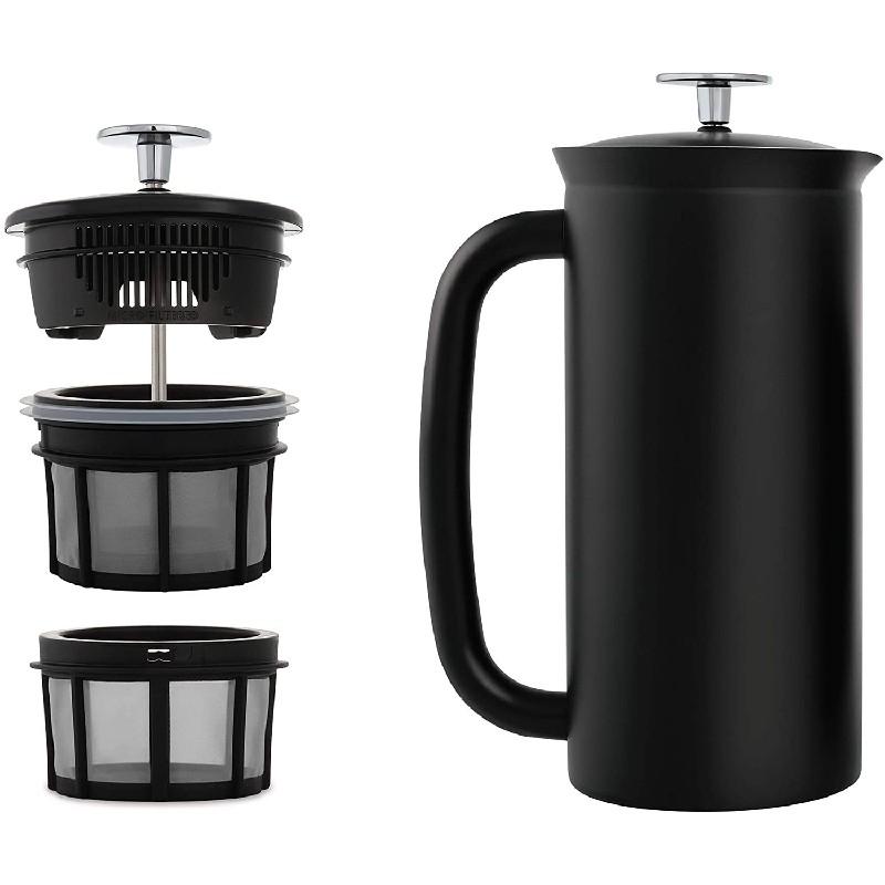 エスプロ コーヒー フレンチプレス ステンレス 保温 ダブルウォール 532ml ESPRO P7 Double Walled Stainless Sの画像