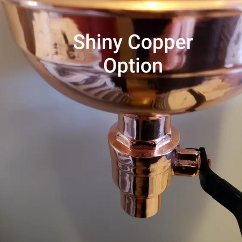 コーヒー豆用 ディスペンサー シャイニーカッパー 銅 壁掛け アクリル