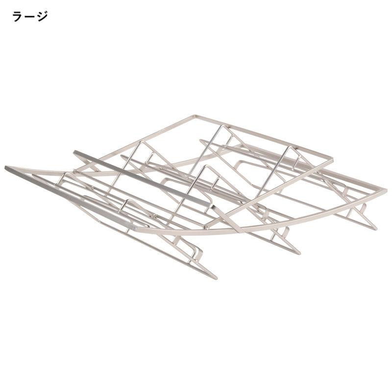 ディスプレイスタンド 角形 3段 メタル クロム カフェ レストラン バイキング ビュッフェ American Metalcraft TAS Foldの画像