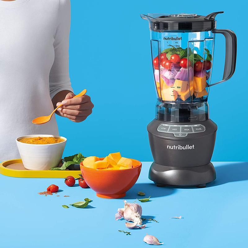 ブレンダー ミキサー 1.9L NutriBullet ZNBF30400Z Blender 1200 Watts, 1200W, Dark Gray_2