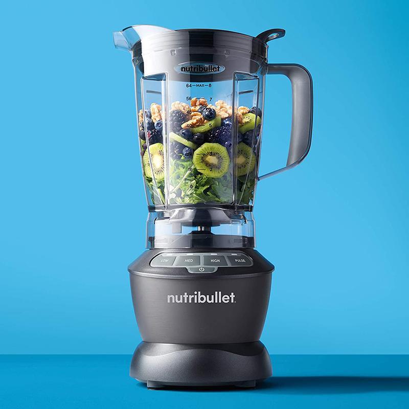 ブレンダー ミキサー 1.9L NutriBullet ZNBF30400Z Blender 1200 Watts, 1200W, Dark Gray_8
