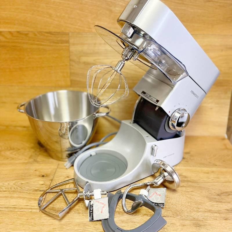 スタンドミキサー 4.7L ステンレス ケンウッド シェフ Kenwood KMC011 5 Quart Chef Titanium