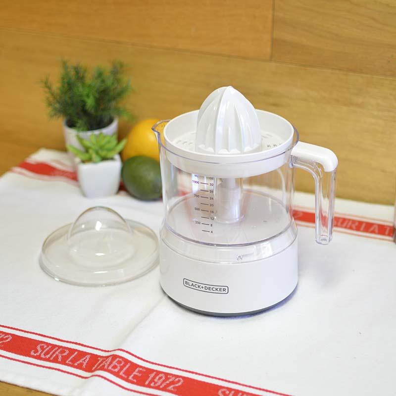 ブラック・アンド・デッカー シトラスジューサー 1L BLACK+DECKER 32oz Citrus Juicer, White