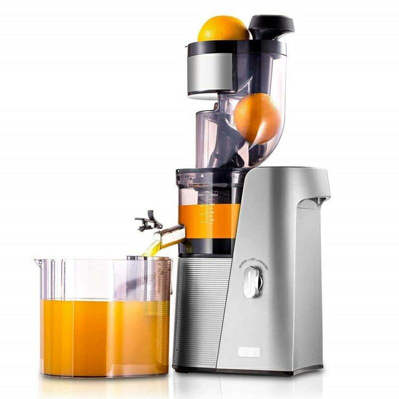 コールドプレスジューサー 低温低圧圧縮方式 野菜 果物 ジュース SKG Cold Press Juicer High Yield Juic