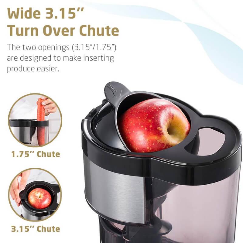 コールドプレスジューサー 低温低圧圧縮方式 野菜 果物 ジュース SKG Cold Press Juicer High Yield Juic