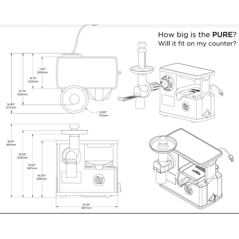 ジューサー コールドプレス スロージューサー ステンレス PURE ジューサー コールドプレス スロージューサー ステンレス PURE