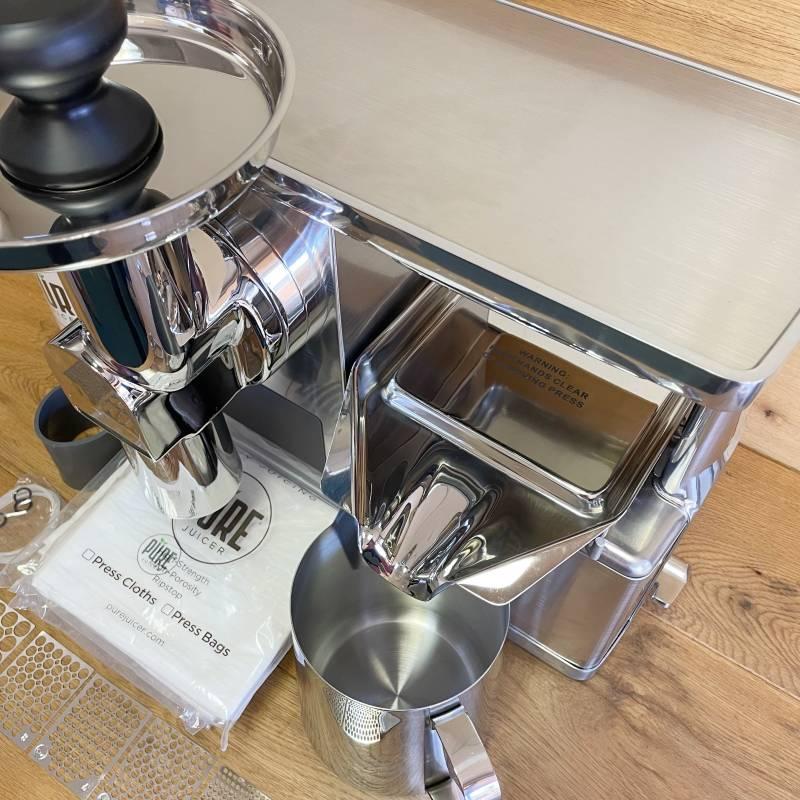 ジューサー コールドプレス スロージューサー ステンレス PURE ジューサー コールドプレス スロージューサー ステンレス PURE